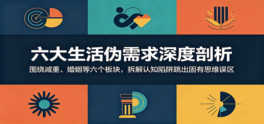 六大生活伪需求深度剖析:围绕减重、婚姻等六个板块,拆解认知陷阱跳出固有思维误区-云启智联