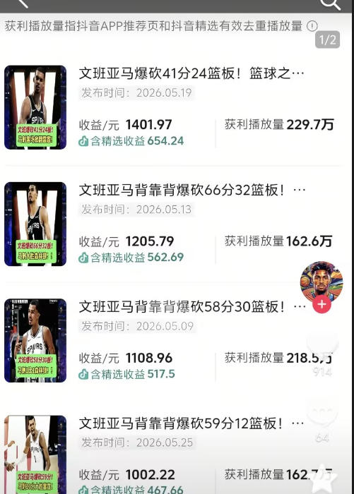 抖音8W粉丝博主的篮球人物深度解析解说教学，零门槛玩转伙伴计划与精选独家，单日稳定收益1k+-云启智联