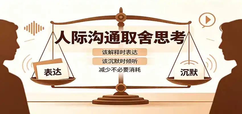 人际沟通取舍思考：分清解释与沉默边界，拿捏职场生活沟通分寸减少情绪内耗-云启智联