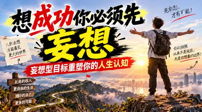 付费文章:想成功你必须先妄想,妄想型目标重塑你的人生认知-云启智联