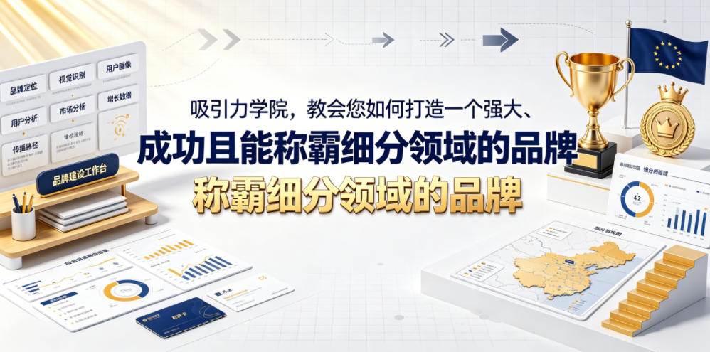 吸引力学院，教会您如何打造一个强大、成功且能称霸细分领域的品牌！【原创双语字幕】-云启智联