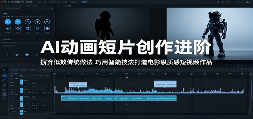 AI动画短片创作进阶:摒弃低效传统做法,巧用智能技法打造电影级质感短视频作品-云启智联