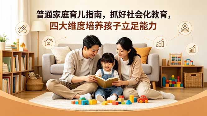 付费文章：普通家庭育儿指南，抓好社会化教育，四大维度培养孩子立足能力-云启智联