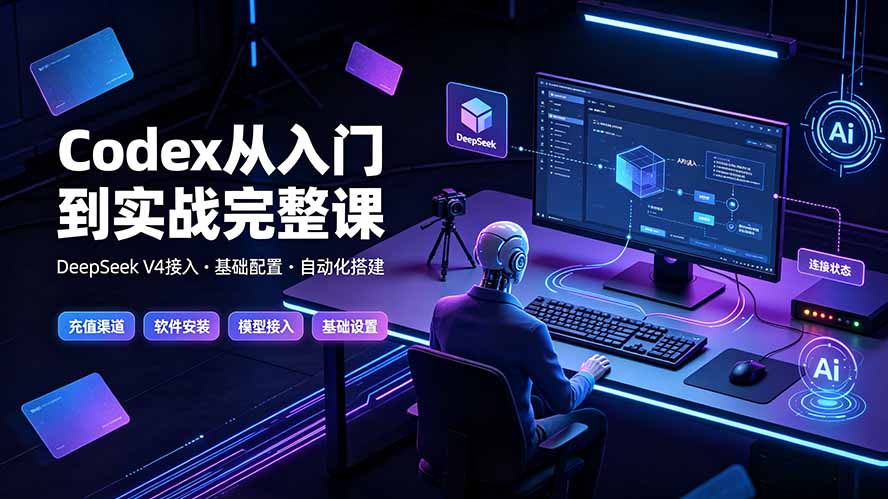 Codex从入门到实战完整课｜充值·安装·接入DeepSeek，记忆·插件·Skill·CLI·MCP全拆解-云启智联