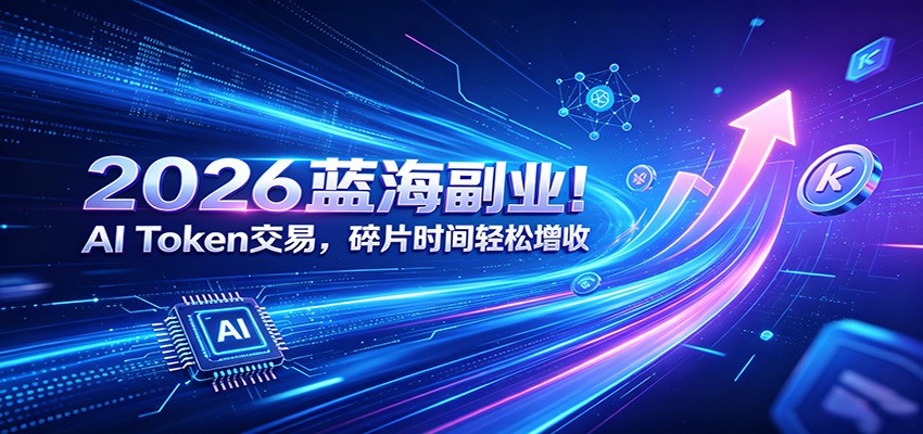 2026蓝海副业！AI Token交易，碎片时间轻松增收-云启智联
