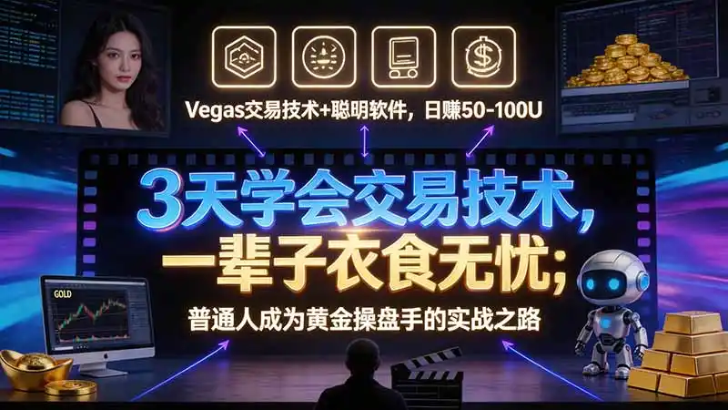 3 天学会 顺势而为交易系统,趋势看得懂、下单有依据:软件自动帮你盯盘,新手也能稳定复利 3 天学会 顺势而为交易系统,趋势看得懂、下单有依据:软件自动帮你盯盘,新手也能稳定复利