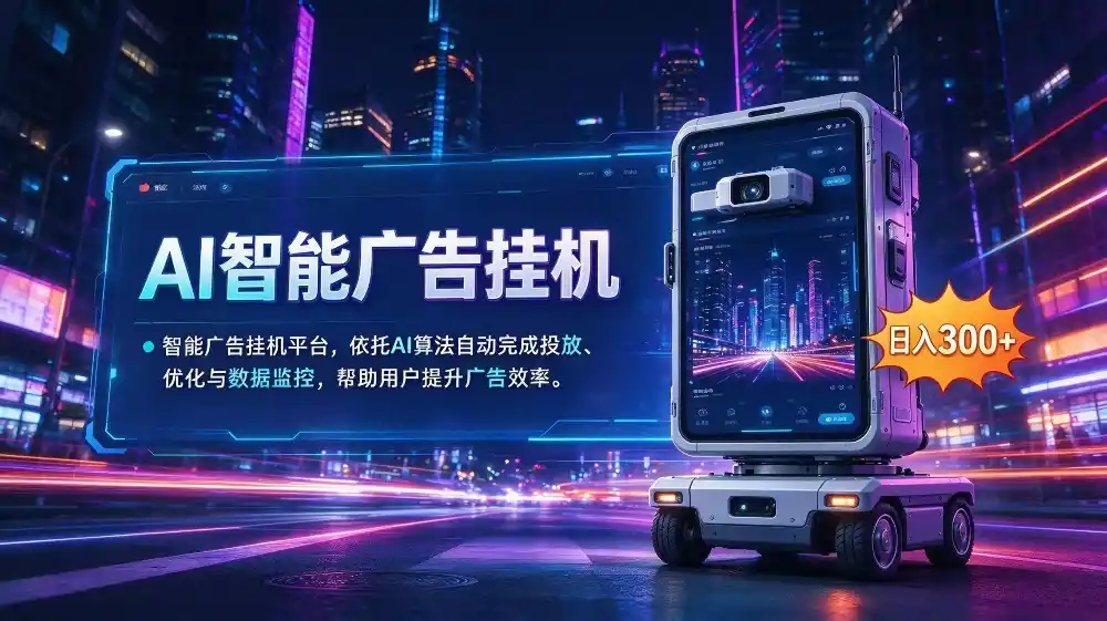 AI 智能广告挂机｜AI 自动运行，轻松托管广告任务-云启智联