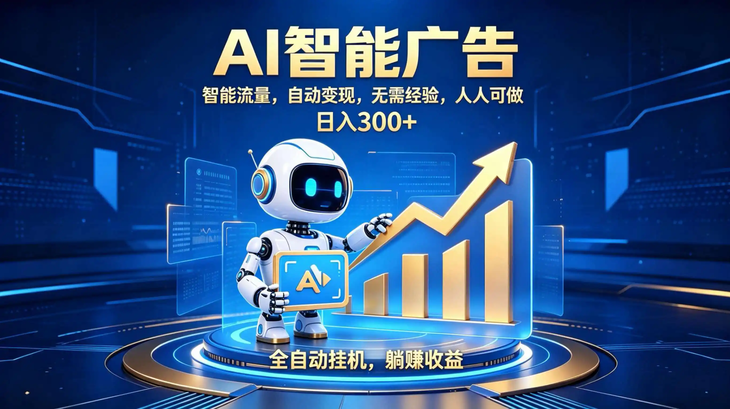 轻资产新赛道,全自动AI广告,打造持续收益-云启智联
