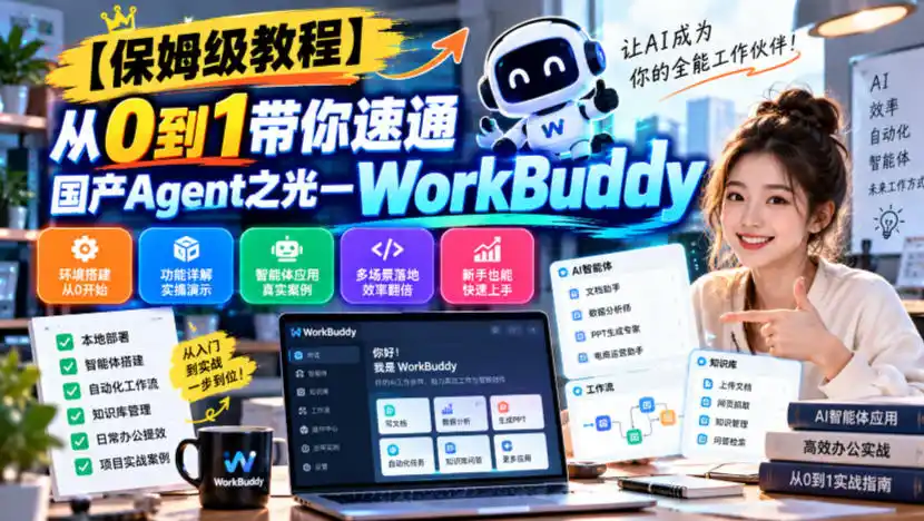 【保姆级教程】从0到1带你速通国产Agent之光—WorkBuddy【文档】-云启智联