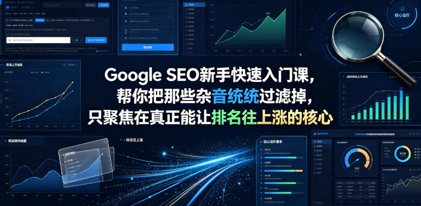 Google SEO新手快速入门课，帮你把那些杂音统统过滤掉，只聚焦在真正能让排名往上涨的核心动作【原创双语字幕】-云启智联