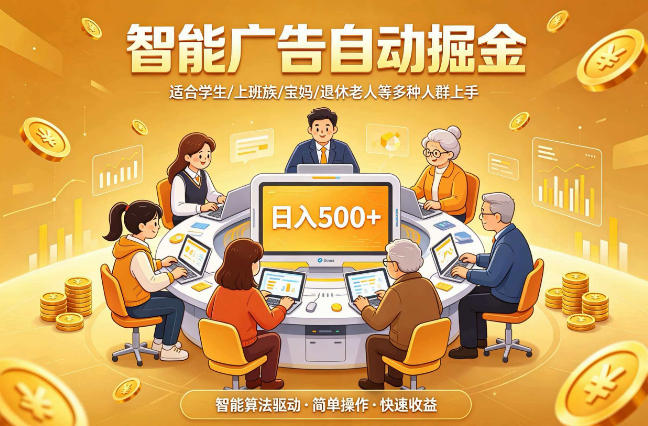 2026年最好做的项目：自动掘金项目，小白轻易上手，单日轻松收入500+【揭秘】-云启智联