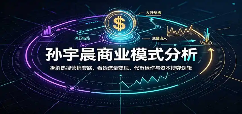 孙宇晨商业模式分析：拆解热搜营销套路，看透流量变现、代币运作与资本博弈逻辑-云启智联
