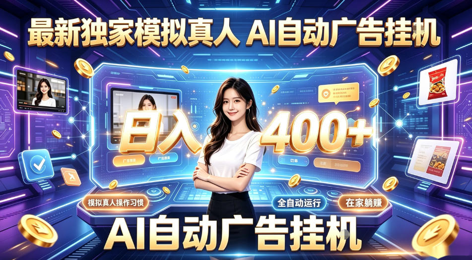 最新独家模拟真人，AI自动挂号挂G，日入400+，全程全自动运行，无需人工【揭秘】-云启智联
