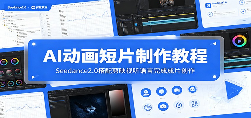 AI动画短片制作教程：Seedance2.0搭配剪映视听语言完成成片创作-云启智联