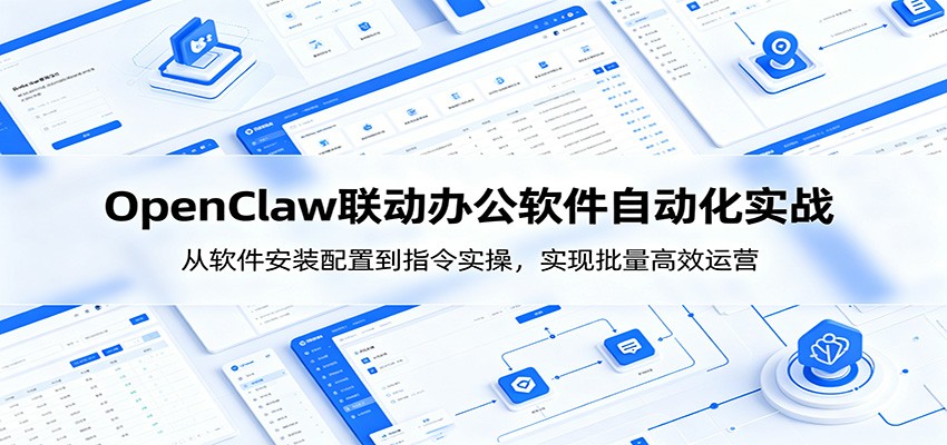 OpenClaw自动化实操课：从软件安装配置到指令实操，实现批量高效运营-云启智联