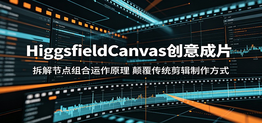 HiggsfieldCanvas创意成片：拆解节点组合运作原理，颠覆传统剪辑制作方式-云启智联