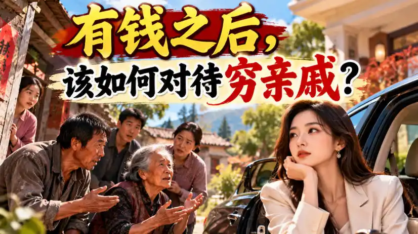 某公众号付费文章：有钱之后，该如何对待穷亲戚？-云启智联