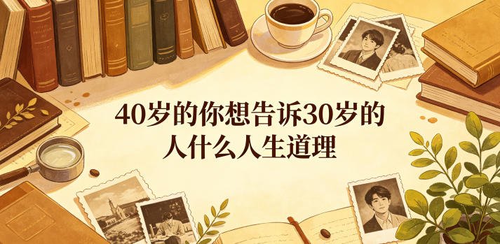 公众号付费文章：40岁的你想告诉30岁的人什么人生道理？-云启智联
