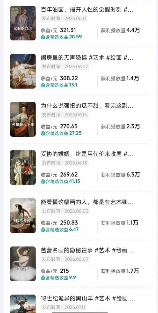 油画解说教学-398众筹来的技术：选题×对标×素材×文案×配音×剪辑×2天开精选×7天通9项权益-云启智联