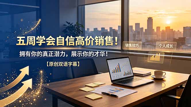 五周学会自信高价销售！拥有你的真正潜力，展示你的才华！【原创双语字幕】-云启智联