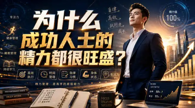 付费文章：为什么成功人士的精力都很旺盛？-云启智联