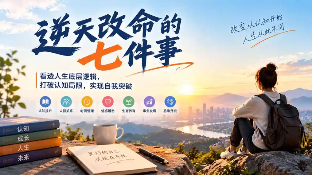 付费文章：逆天改命的七件事，看透人生底层逻辑，打破认知局限，实现自我突破-云启智联