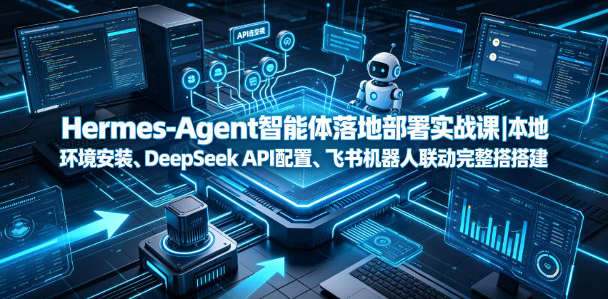Hermes-Agent智能体落地部署实战课｜本地环境安装、DeepSeek API配置、飞书机器人联动完整搭建教程-云启智联