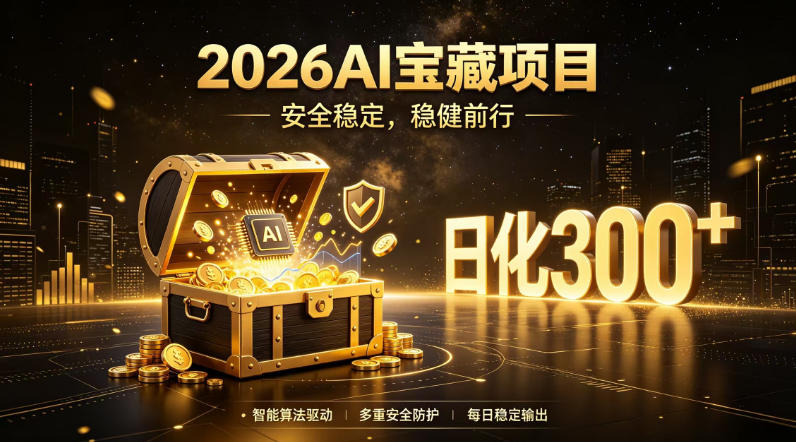 2026AI安全掘金项目，日化稳定300+，无需人为干预操作，当天见收益，操作简单【揭秘】-云启智联
