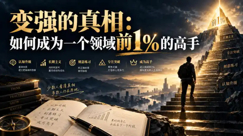 付费文章:变强的真相:如何成为一个领域前1%的高手-云启智联