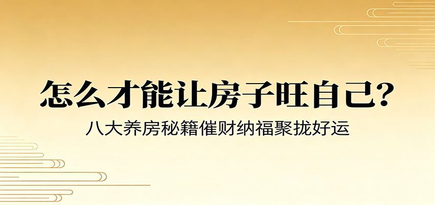 付费文章《怎么才能让房子旺自己？》八大养房秘籍催财纳福聚拢好运-云启智联