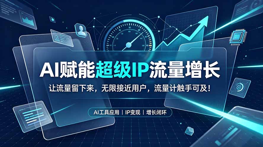 AI赋能超级IP流量增长：让流量留下来，无限接近用户，流量计触手可及！-云启智联