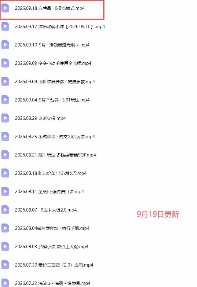 拼多多实战特训营(更新0920-云启智联